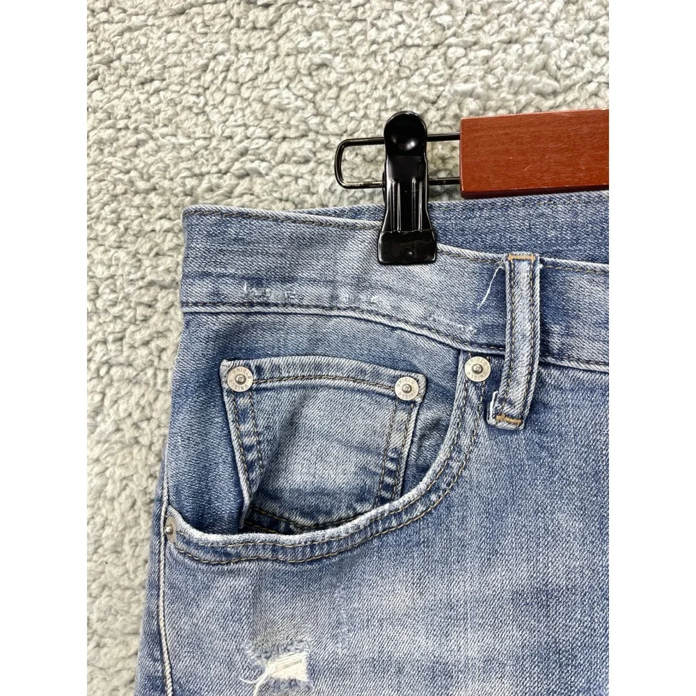 Uniqlo Jeans Men's 31 Blue Denim Skinny Fit Slim Stretch Modern Casual Pants